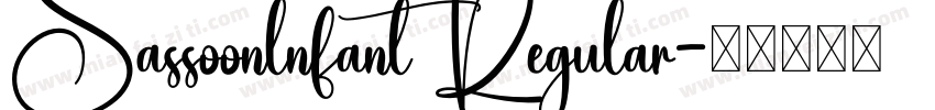 Sassoonlnfant Regular字体转换